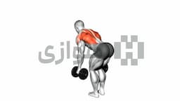 تصویر زیربغل خم (دمبل)