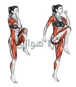 تصویر های نِی اسکیپ (زانوی بلند)